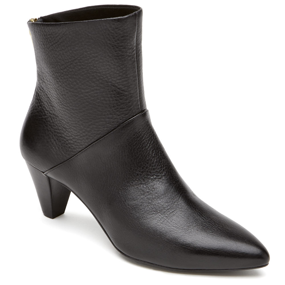 Rockport Womens Total Motion Saleya Cuff - Boots Black - ZRK025193